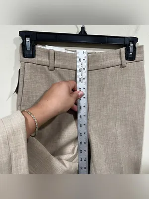 Aritzia Babaton Program Pant Heathered High Rise Flare size 2 NWT full length thumbnail 6