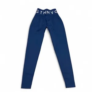 NVGTN Navy Sport Seamless Leggings thumbnail 4