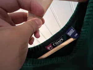 Chaps Men Vest Green L thumbnail 2