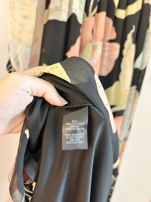 Lulus Wondrous Water Lilies Black Floral Print Maxi Dress Size XS thumbnail 8