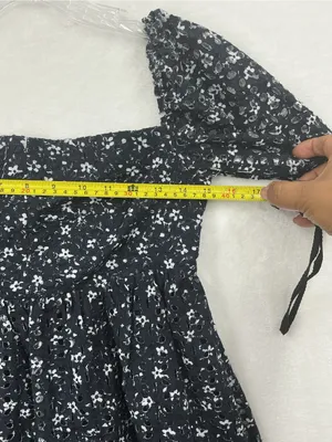 Maeve Navy Floral Off-Shoulder Mini Dress 1098 thumbnail 5