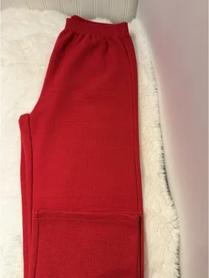 PARKE Holiday Waffle T-Shirt & Pants Set – Small – Special Edition – NWOT thumbnail 8