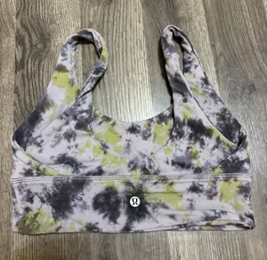 Lululemon tie die sports bra thumbnail 1