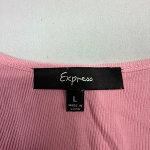 Express Women's Pink Ombre Ribbed Tank Top with Sequin Embellishments thumbnail 2