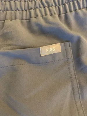 Figs Yola Technical Collection scrubs pants periwinkle gray women's size medium thumbnail 6