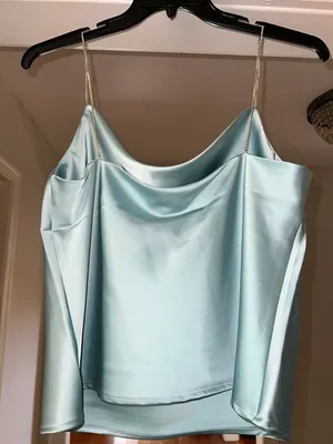 House of Harlow Rhinsetone satin camisole top thumbnail 2