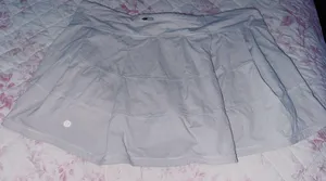 Lululemon Pace Rival Skirt Mid-Rise White thumbnail 1