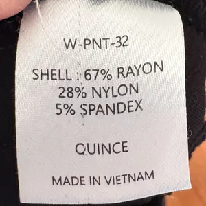 Ultra Stretch Ponte Classic Black‎ Pants Size XL Quince EUC thumbnail 4