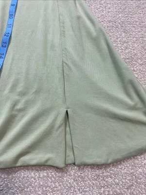 Oh Polly Light Green Square Neck Mini Dress Size Us6 92% Modal 8% Elastane thumbnail 12