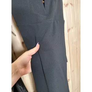 NWT Lulus Daring Elegance Black Sleeveless Mermaid Maxi Dress Holiday Sz XS FLOW thumbnail 6
