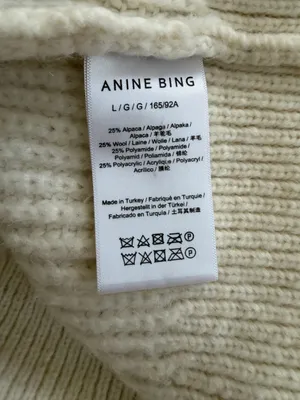Anine Bing Maxwell Cardigan Size Large Wool Oversized thumbnail 5