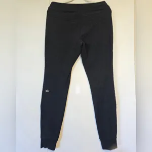 Alo Yoga Women’s Urban Moto Sweatpant, M, Black thumbnail 5