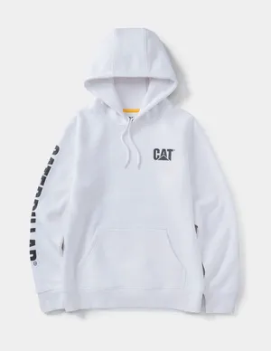 Caterpillar White Logo Pullover Hoodie thumbnail 1