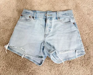 American Eagle Jean Shorts Strigid Relaxed 2 thumbnail 1