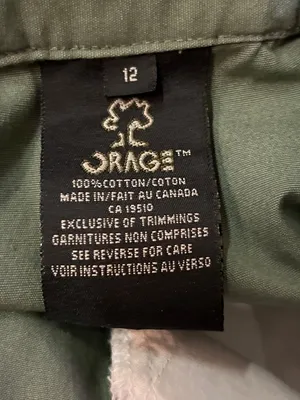 Orage Green Cotton Wrap Skort Shorts Womens 12 Used thumbnail 8