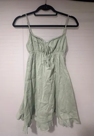Princess Polly Green Mini Dress thumbnail 6
