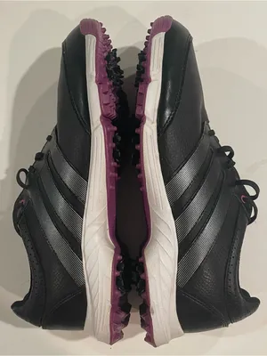 Adidas Response Light Golf Shoes Women’s 9 Black Purple thumbnail 6
