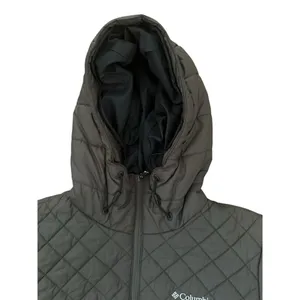 Columbia Women's Black Lightweight Puffer Jacket with Pockets and Logo Medium thumbnail 6