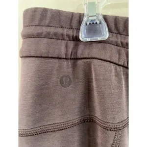 Lululemon‎ Softstreme High Rise Pant 14 Brown Wide Leg Lounge Athleisure thumbnail 6