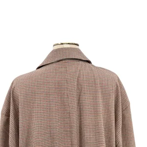 Free People Reggie Oversized Blazer Plaid Houndstooth Ginger‎ Combo Size XL thumbnail 10