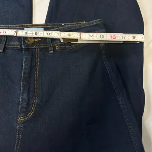 Loft High Waist Wide Leg Dark Wash Jeans size 8 thumbnail 5