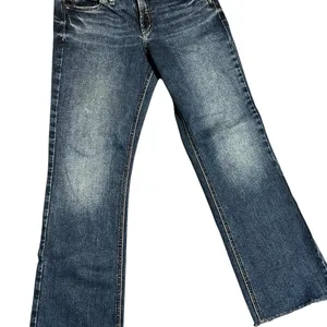 Silver Jeans Women's Slim Boot Blue Denim thumbnail 2