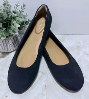 Hush Puppies Bounce Navy Suede Flats Size 10 Workwear Casual Minimalist Comfort‎ thumbnail 1