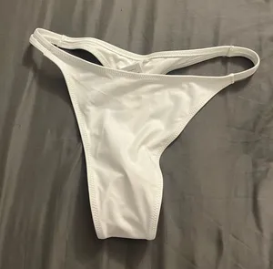 Strappy Thong Bikini White Size M thumbnail 1