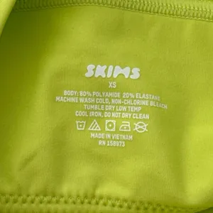 Skims Fits Everybody Square Neck Longline Bralette Daffodil Size XS thumbnail 6