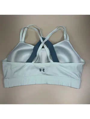 Under Armour Women’s High Impact Sports Bra Mint Racerback Padded Size Large thumbnail 6