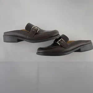 Liz Baker Womens Cheyenne 024-2281‎ Brown Buckle Slip On Mules Shoes Size US 8M thumbnail 11