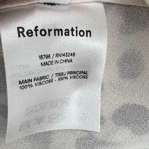 Reformation Shelby Dress Ocelot White Black Print Midi Slit Bustier Chic Size 0 thumbnail 9