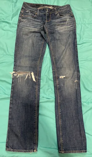American Eagle Straight Leg Jeans thumbnail 1