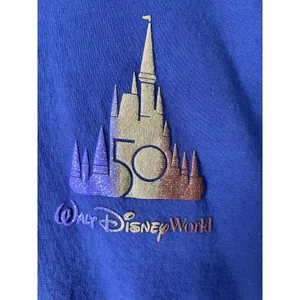 Walt Disney World 50th Anniversary Spirit Jersey Purple‎ Iridescent Large thumbnail 3