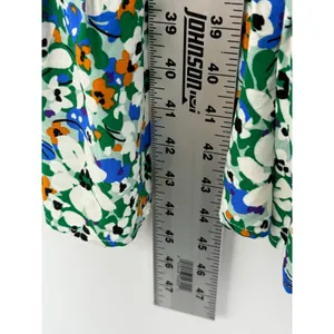 Lost + Wander Floral Smocked Midi Dress XS/S Estimated Boho Cottagecore thumbnail 6
