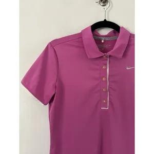 Nike Golf Tour Performance Polo Shirt Women’s Size Small Purple thumbnail 3