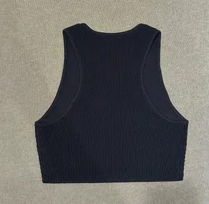 Aritzia Babaton Navy Sculpt Knit Racer Top thumbnail 4