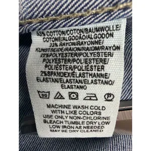Free People Modern Femme Denim Mini Skirt Medium Wash Blue Size 6 OB502854 thumbnail 5