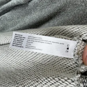 Eileen Fisher‎ Organic Cotton Marled Knit Sweater Small Grey Minimalist Capsule thumbnail 6