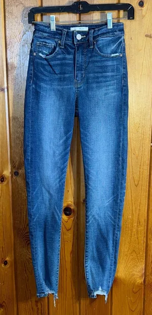 BKE Dark Blue Ankle Jeans Billie slim fit high rise jeans size 24 ankle skinny thumbnail 1
