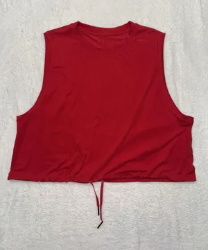 Lululemon Women's Adapt To you Tank Dark Red Size 6 thumbnail 1
