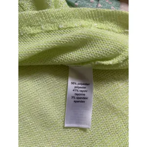 Maurices Womens Size M Sweater Tank Top Shirt Neon Yellow High Low Open Knit thumbnail 6