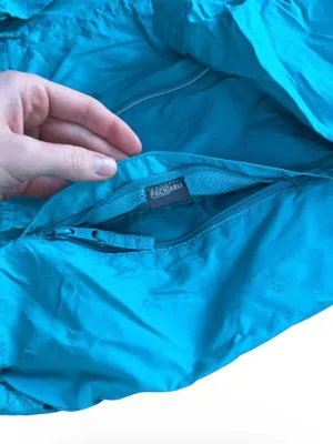 Columbia Womens Packable Lightweight Rain Jacket Windbreaker Teal Blue Size M⁠ thumbnail 5