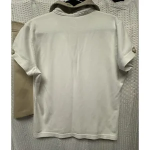 IZOD Women's Golf 2 piece Polo Skort‎ Set Tan White Zip Pockets Comfort Classic thumbnail 7
