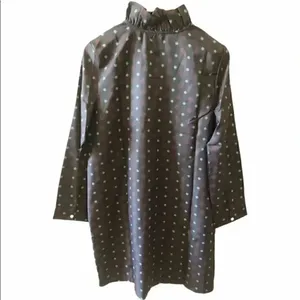 MUD PIE Whitney Long Longline Flowy Office Sleeve Ruffle Womens Dress SZ M thumbnail 2