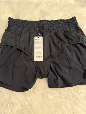 CRZ YOGA Black Women's Athletic Shorts with Elastic Waist size XL brand new thumbnail 6