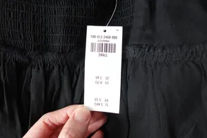 Abercrombie Long Sleeve Black Ruched Sweetheart Puff Sleeve Top Size S thumbnail 8