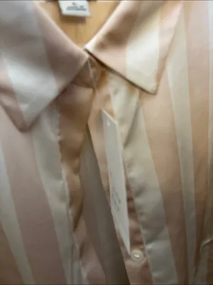 FINAL MARKDOWN a new day Awning Striped Blouse Large NWT thumbnail 4