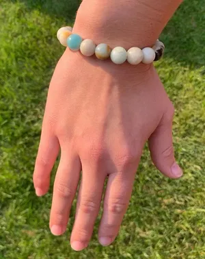 Amazonite Crystal Bracelet (10mm beads) thumbnail 2