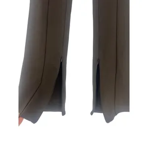 Alo High-Waist 7/8‎ Zip It Flare Legging Brown XXS thumbnail 8